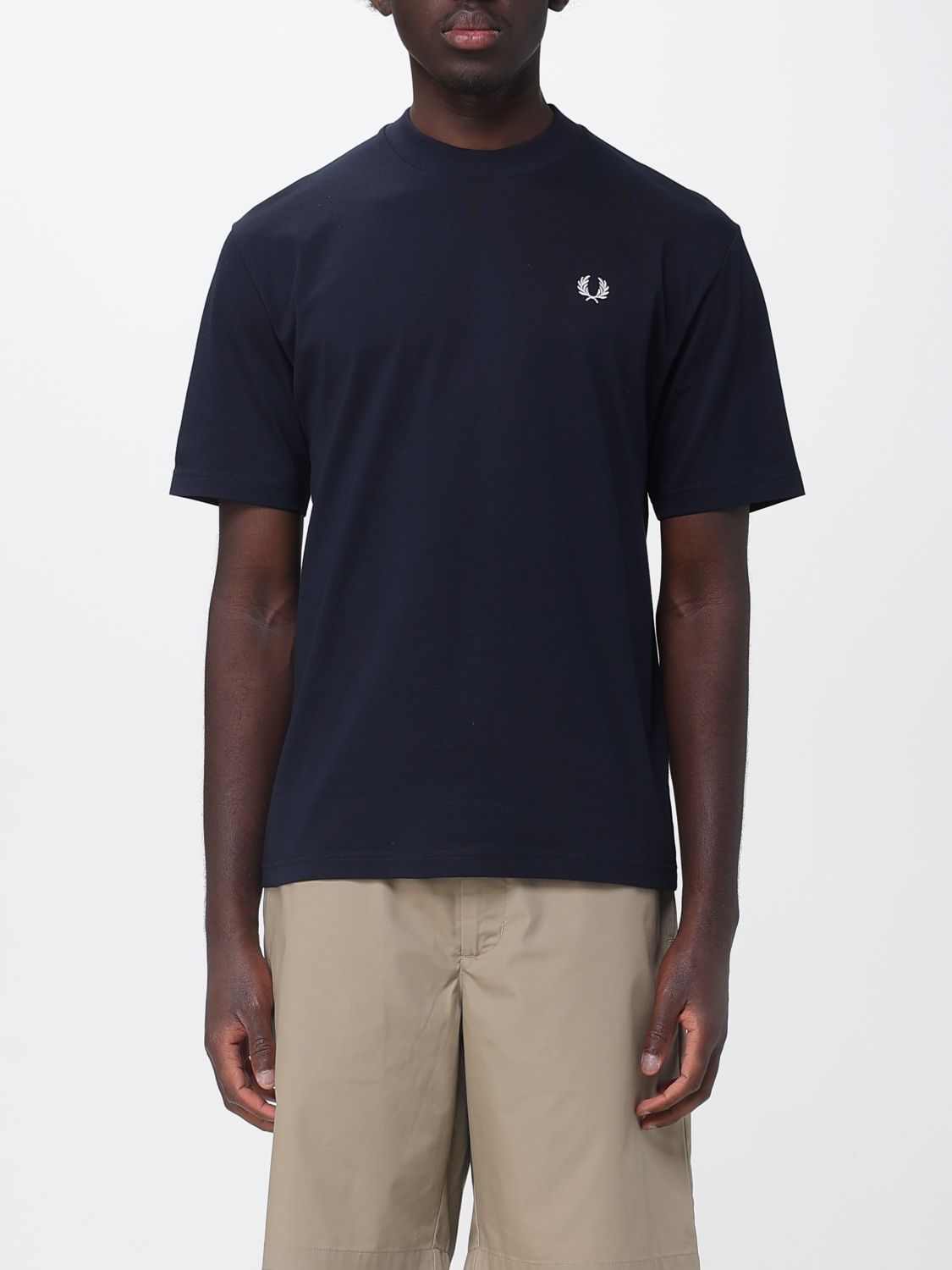 FRED PERRY T-shirt in cotone con logo
