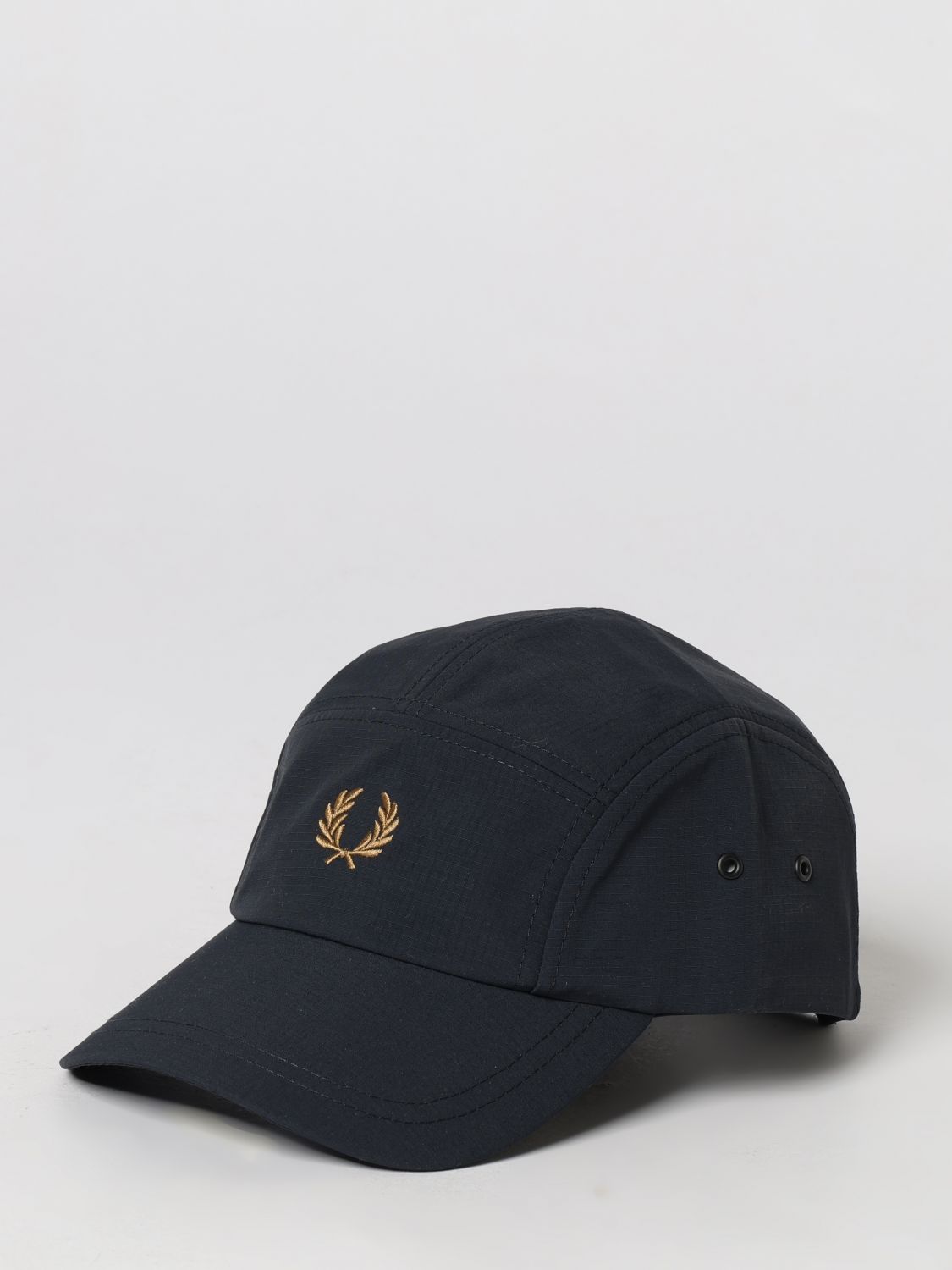 FRED PERRY Cappello in nylon ripstop con logo ricamato