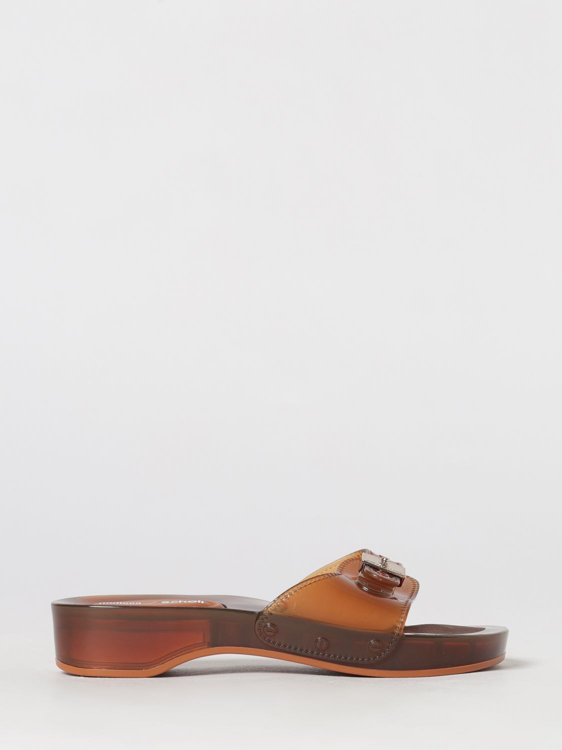 Melissa X Scholl Pescura Flat Sandals in PVC with Adjustable Strap