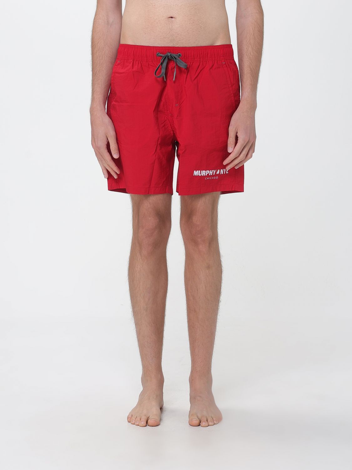 MURPHY & NYE Polyamide Swim Shorts with Elastic Waist and Drawstring