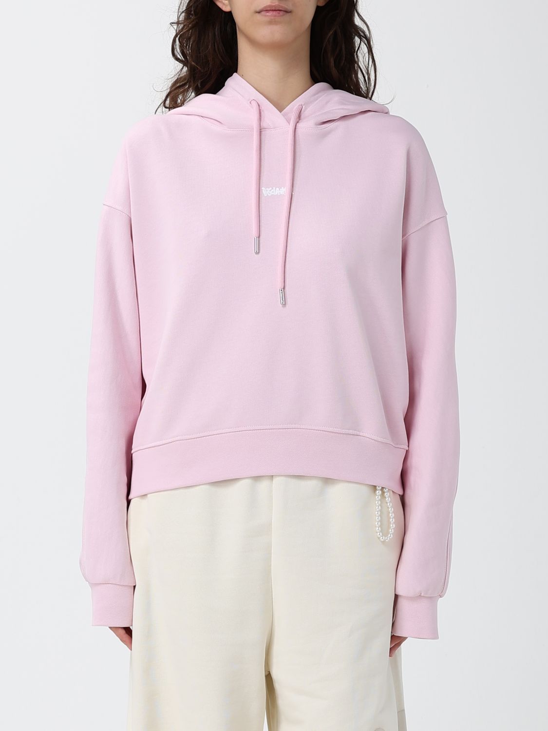 DISCLAIMER Felpa Donna colore Rosa