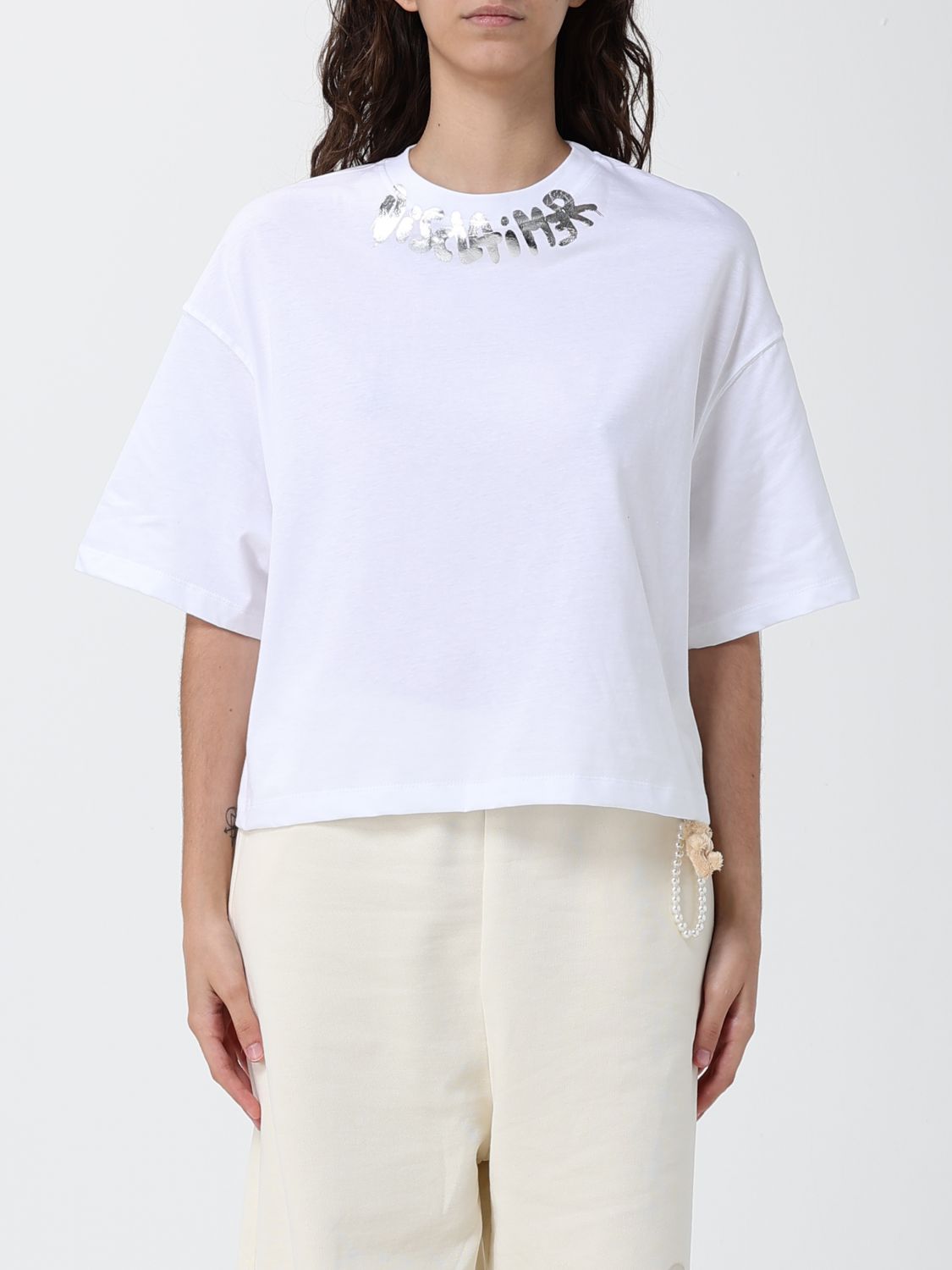 DISCLAIMER T-Shirts Donna colore Bianco