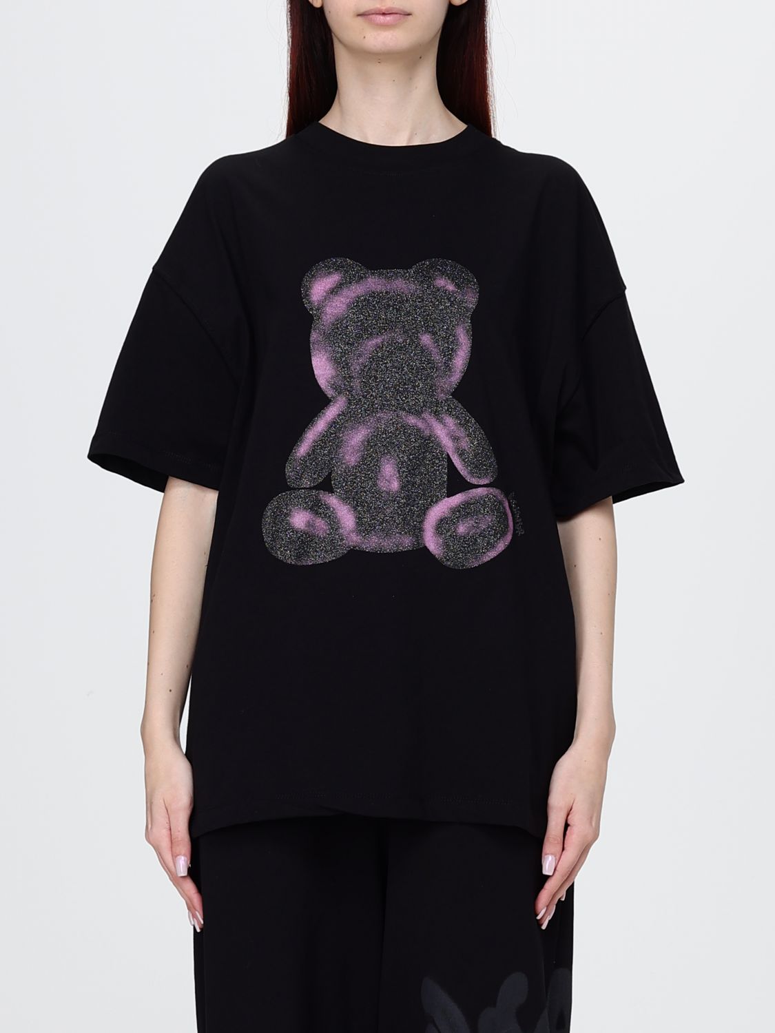 DISCLAIMER T-Shirts Donna colore Nero
