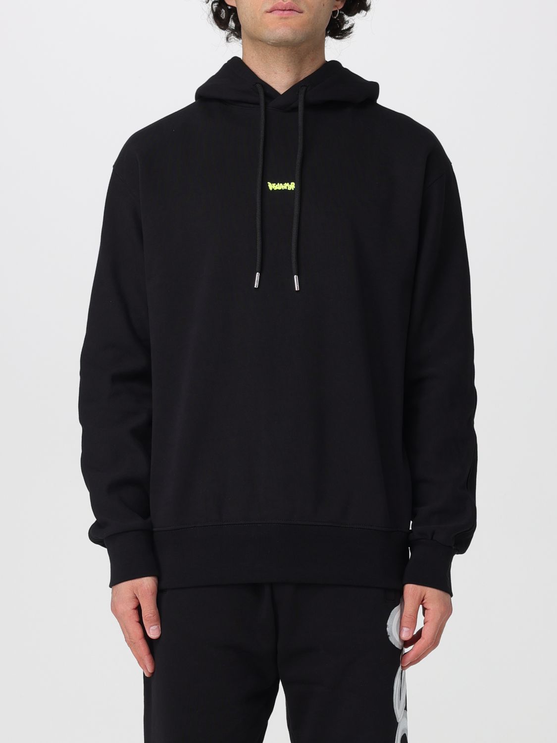 DISCLAIMER Felpa Uomo colore Nero 1