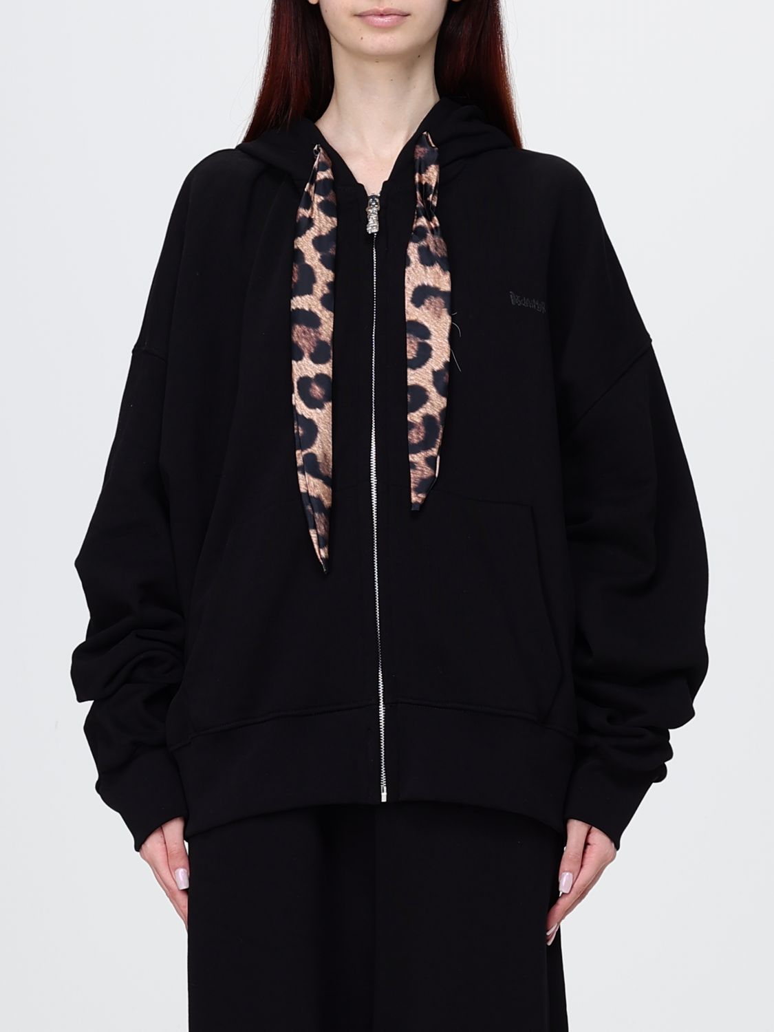 DISCLAIMER Felpa Donna colore Nero