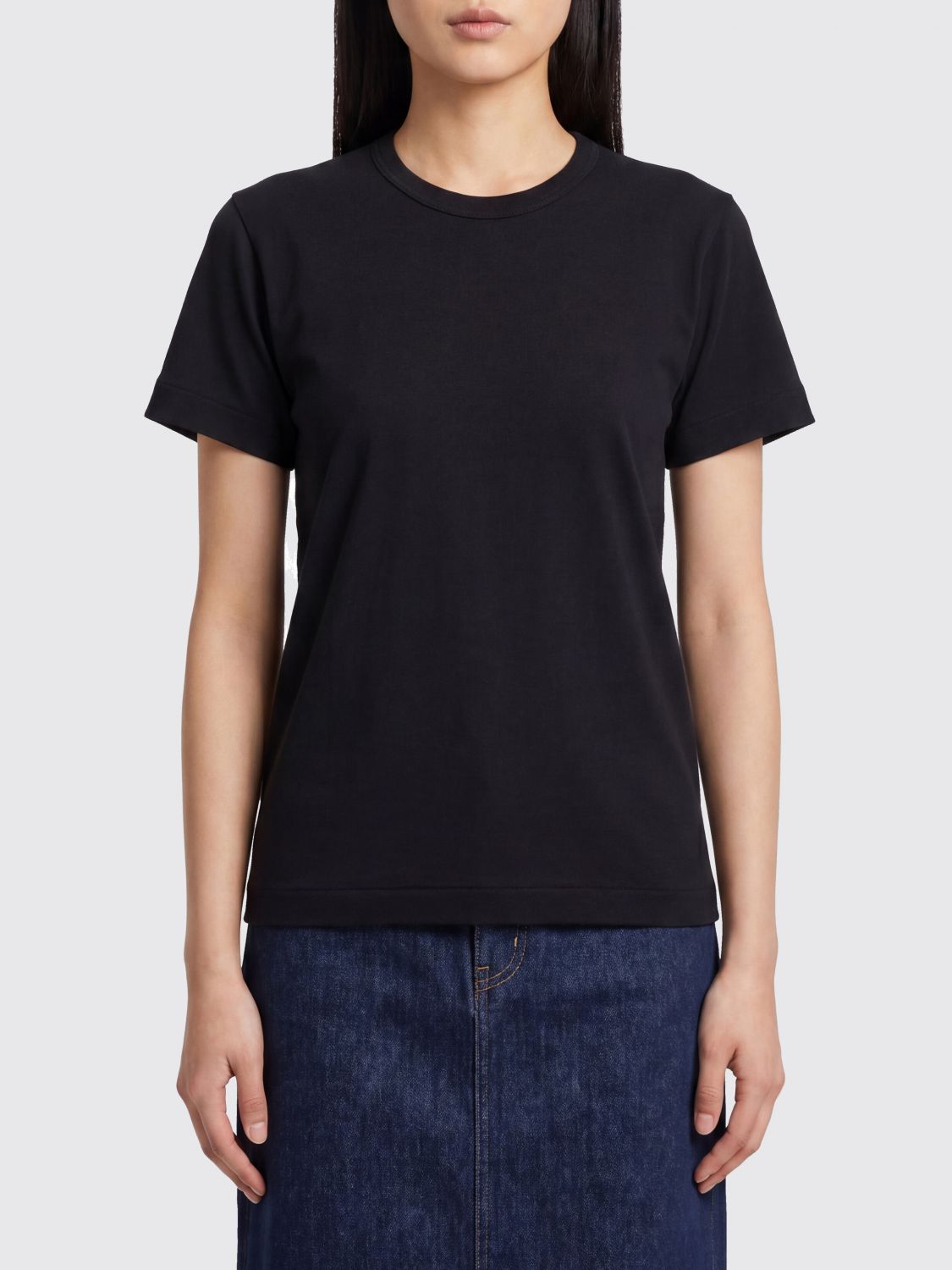 COMME DES GARÇONS PLAY T-Shirts Donna colore Nero