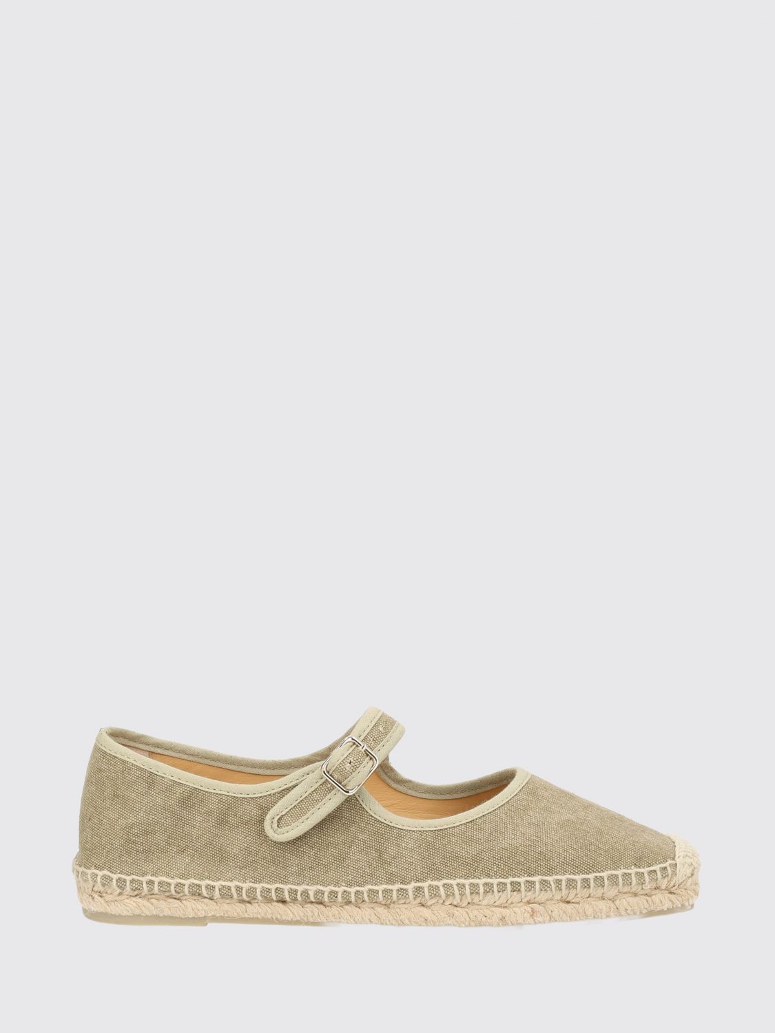 CASTAÑER Padua Mary Jane Canvas Espadrilles with Low Heel