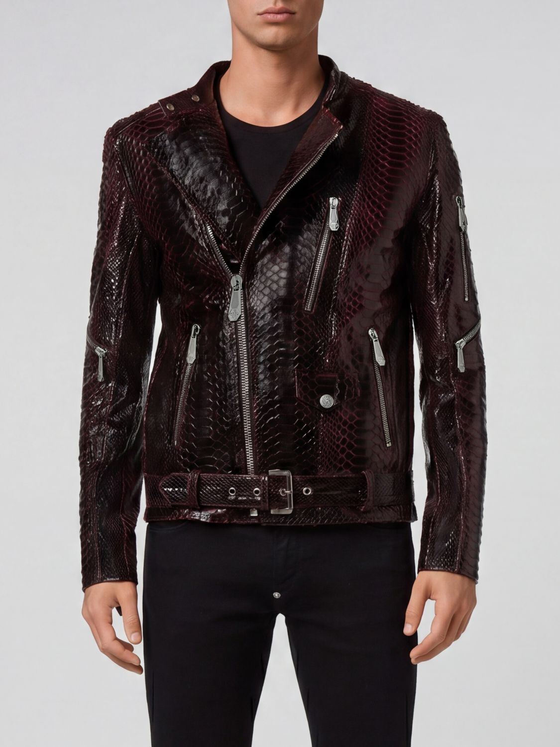 PHILIPP PLEIN Jacket Men color Red