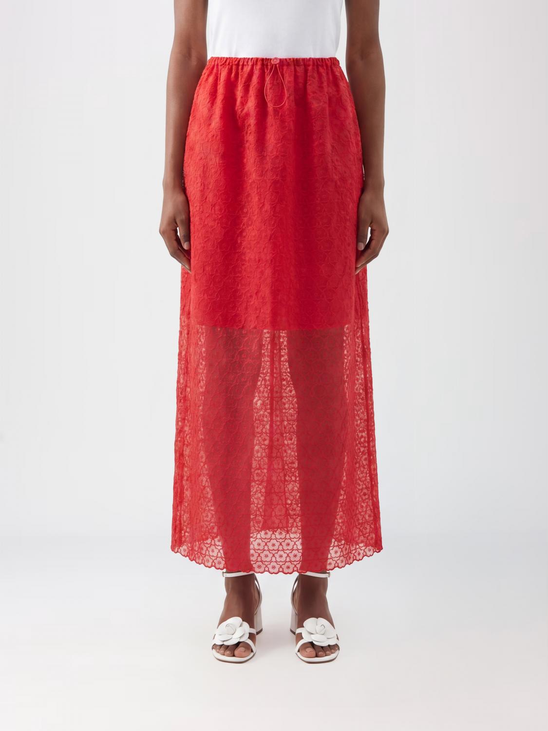 CECILIE BAHNSEN Skirt Woman color Red