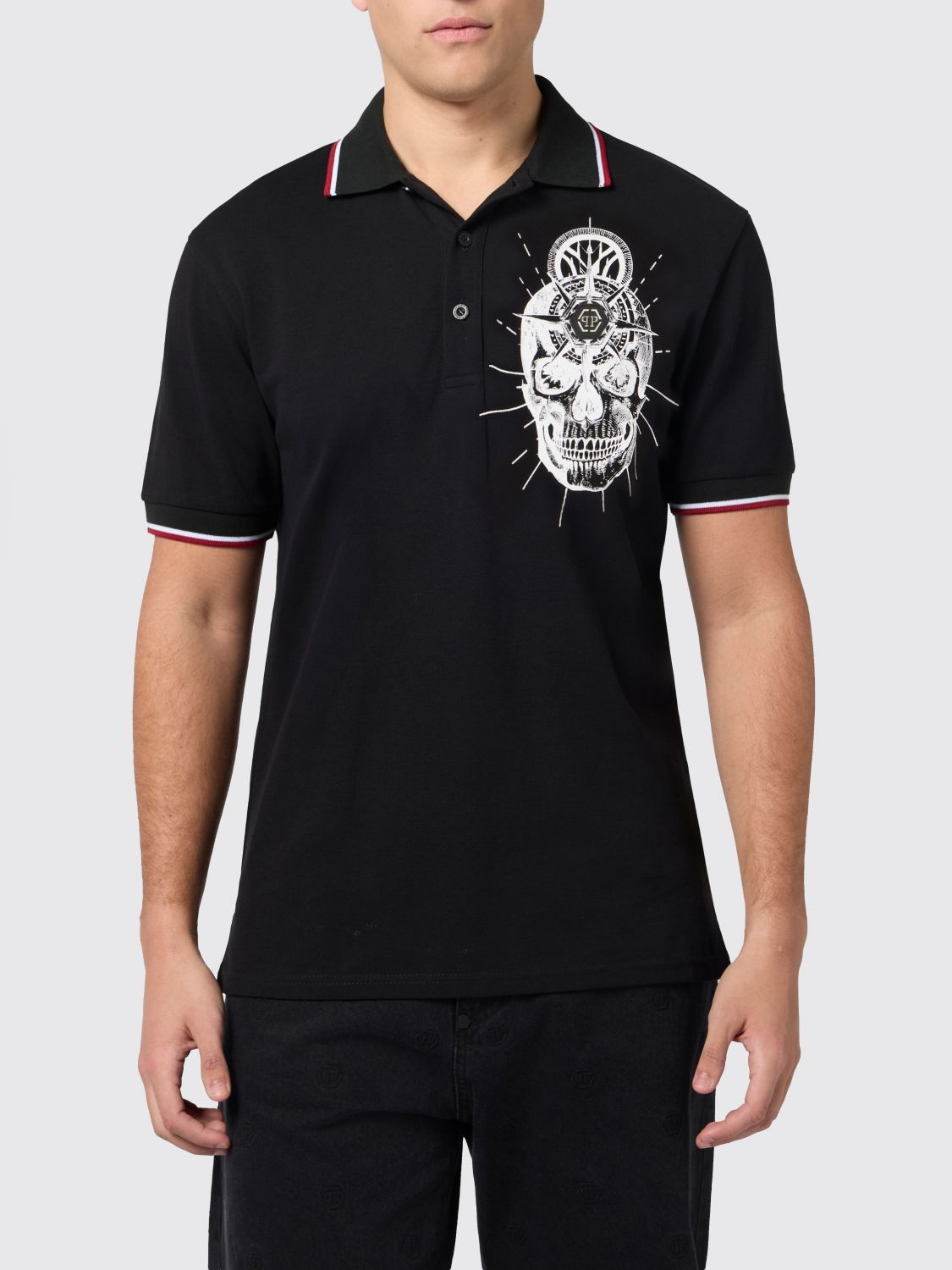 PHILIPP PLEIN Polo Shirt Men color Black