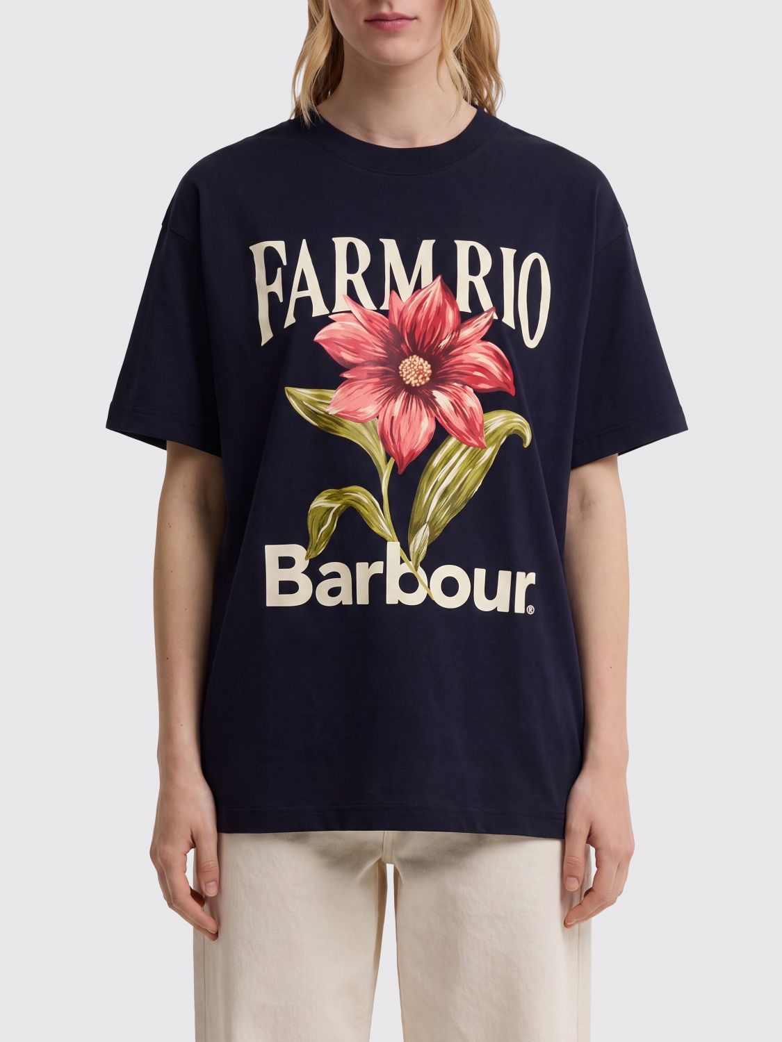 BARBOUR T-Shirts Donna colore Blue