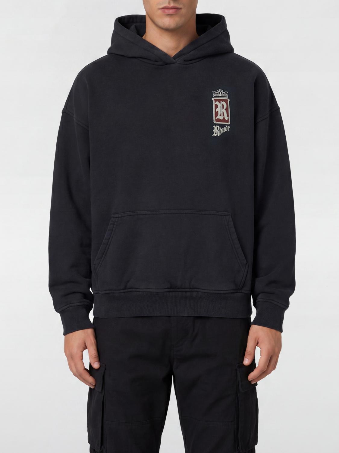 RHUDE Felpa Uomo colore Nero