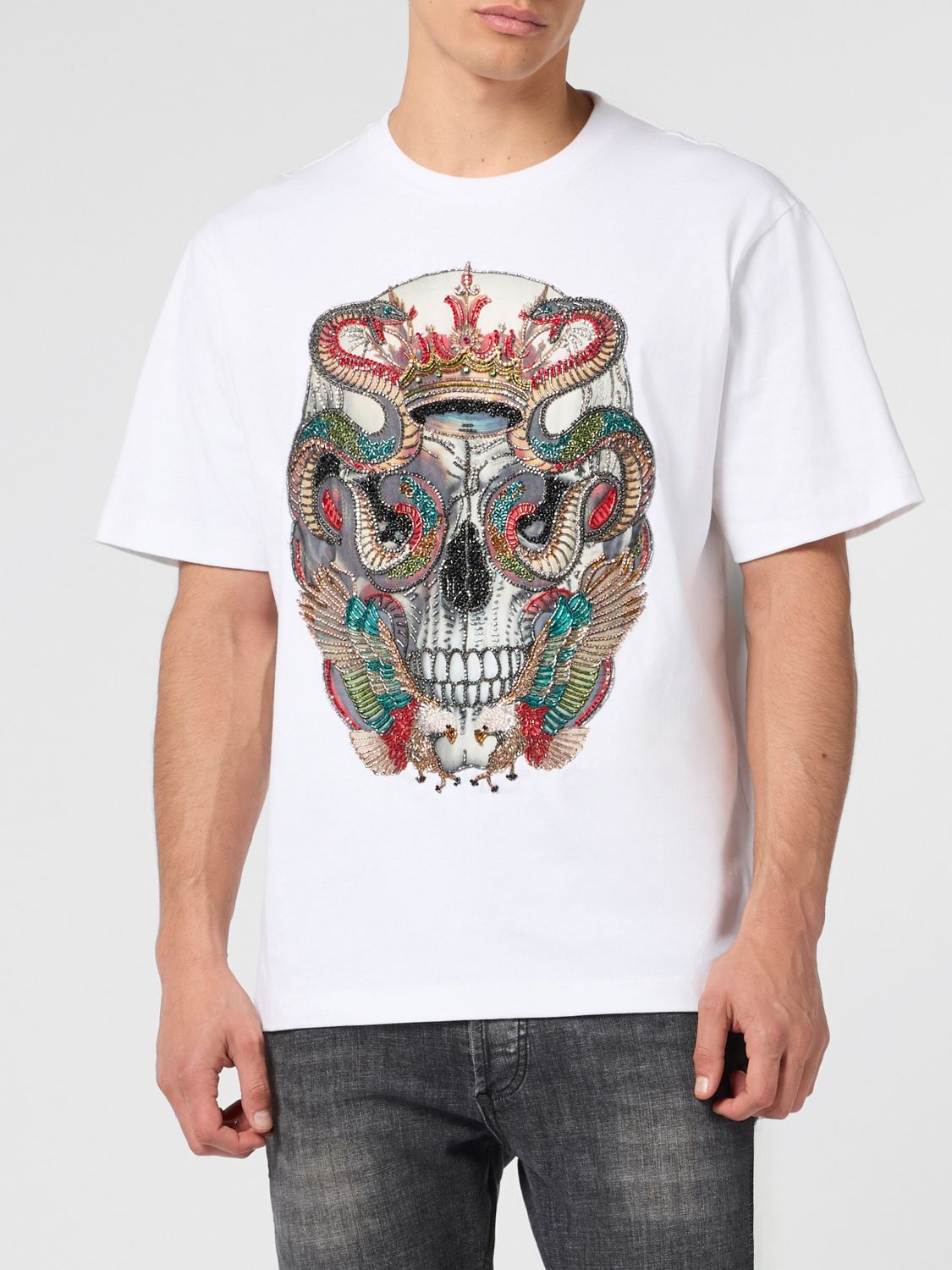 PHILIPP PLEIN T-Shirt Uomo colore Bianco