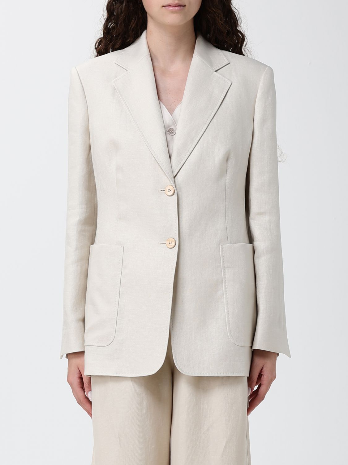 MAX MARA Jacket Woman color Beige