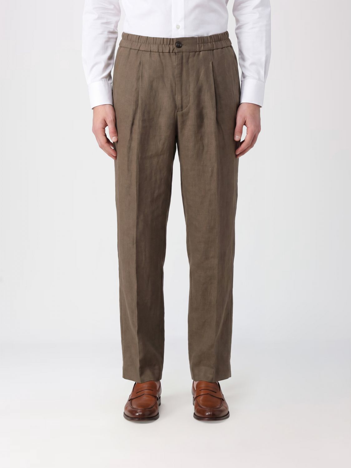 GIORGIO ARMANI Pants Men color Mud