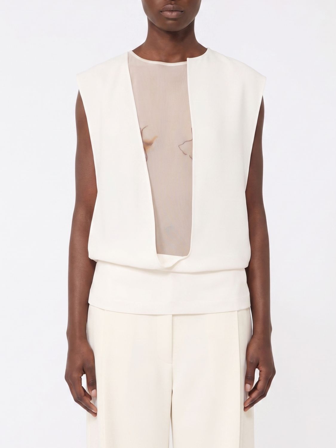 SPORTMAX Top Donna colore Bianco