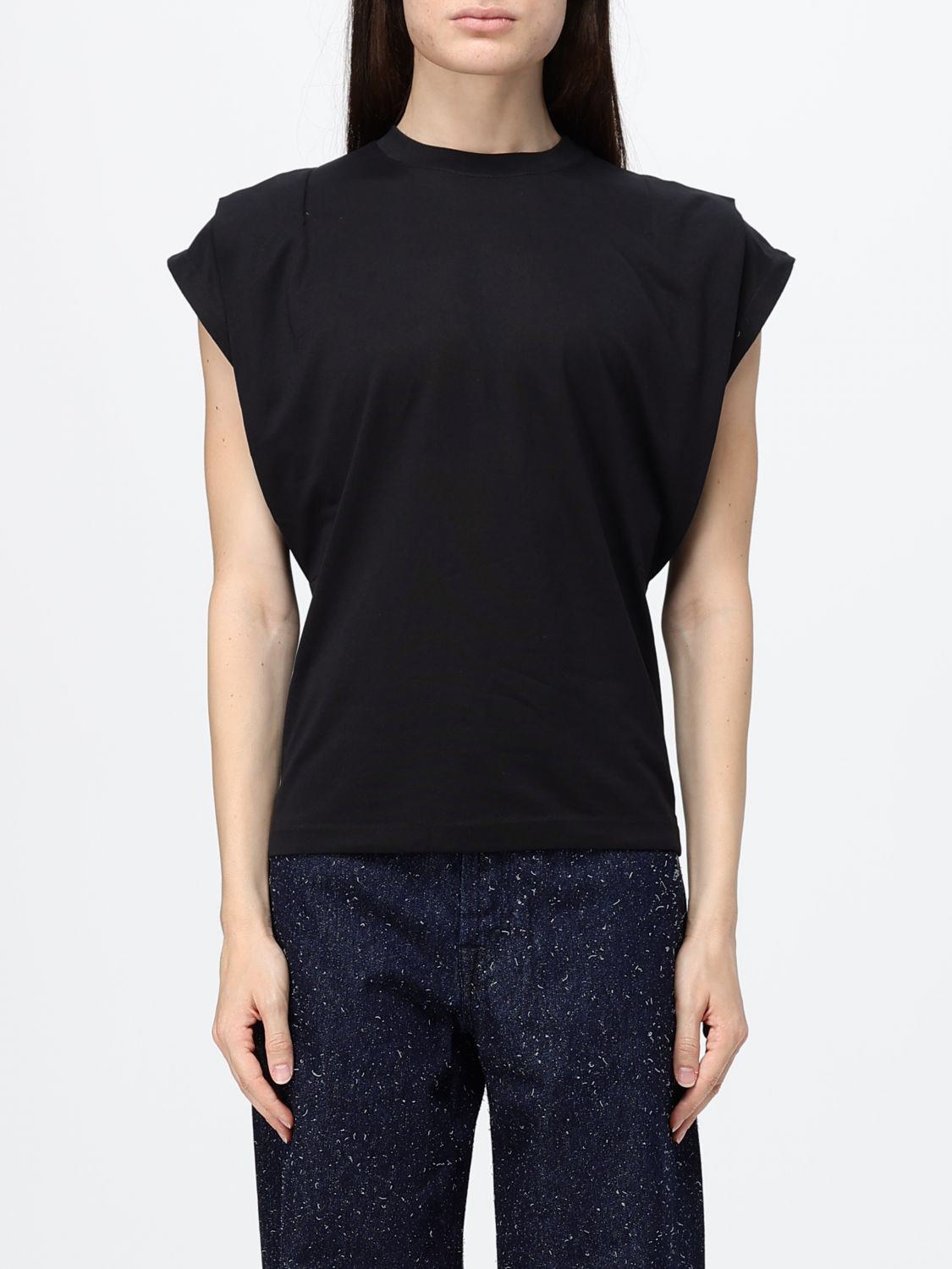 JACQUEMUS Le Debardeur Ventadou Cotton Top with Embroidered Logo