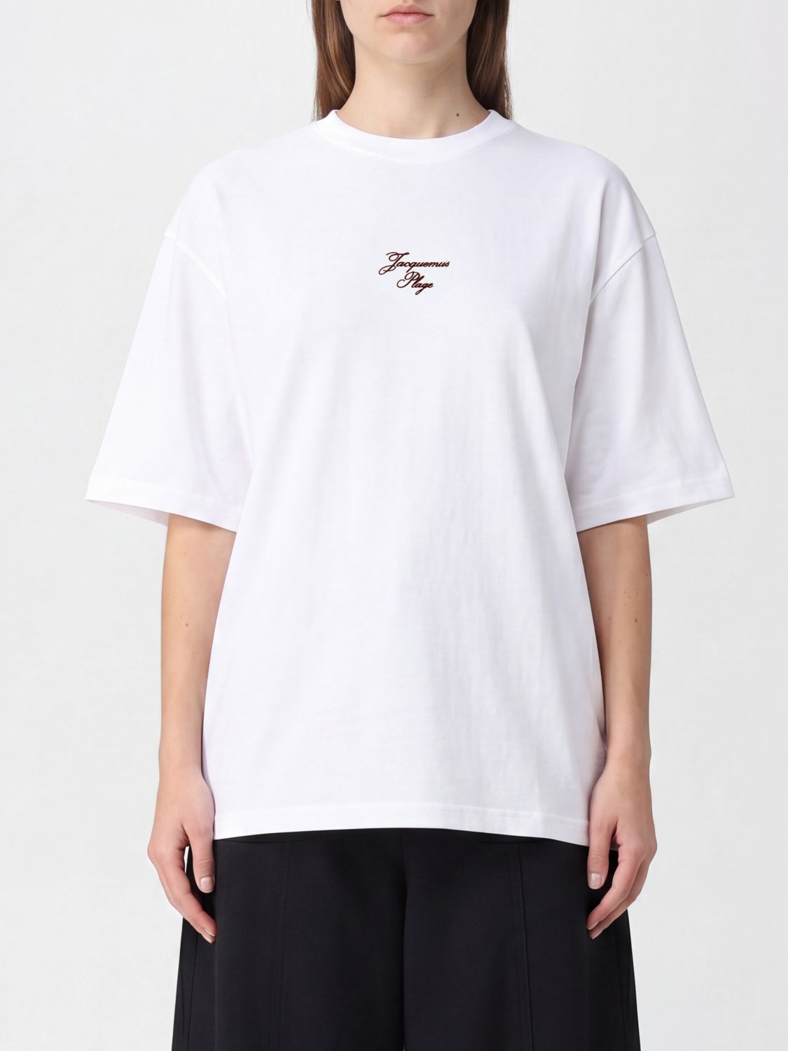 JACQUEMUS Bateau Relaxed Fit Cotton T-Shirt with Printed Logo