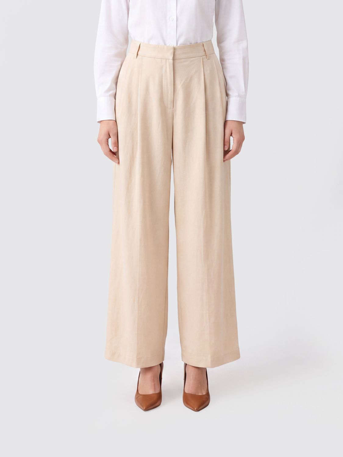IRO Pants Woman color Natural