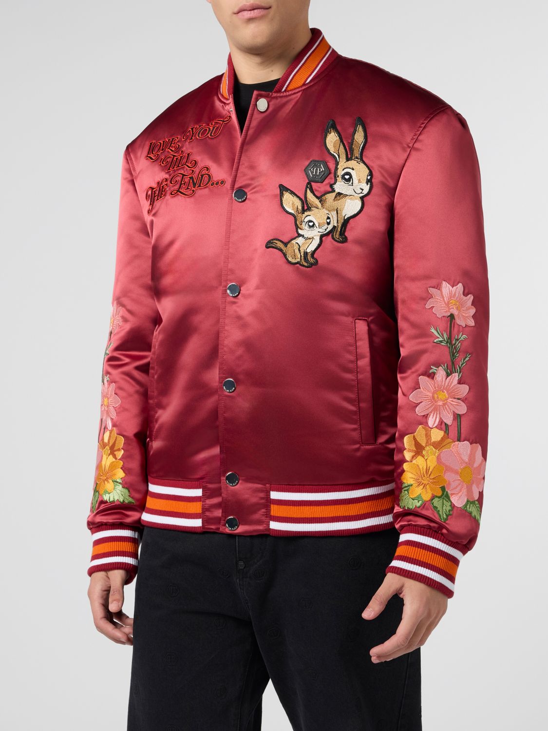 PHILIPP PLEIN Jacket Men color Amaranth