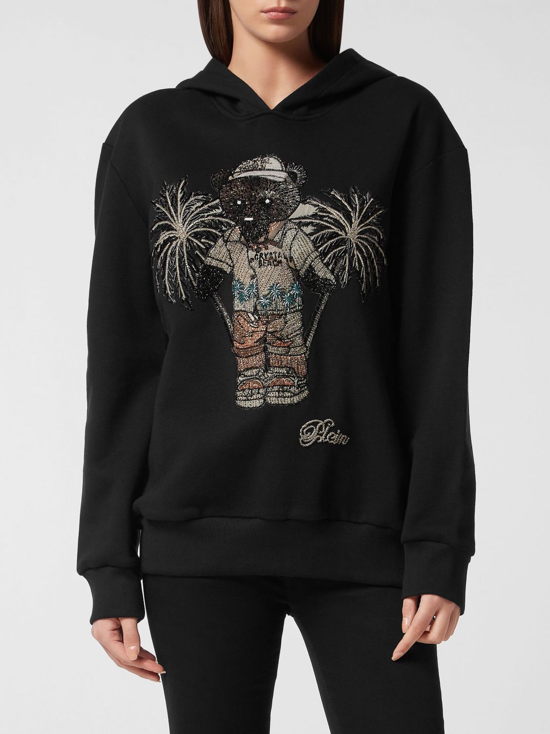 PHILIPP PLEIN Felpa Donna colore Nero