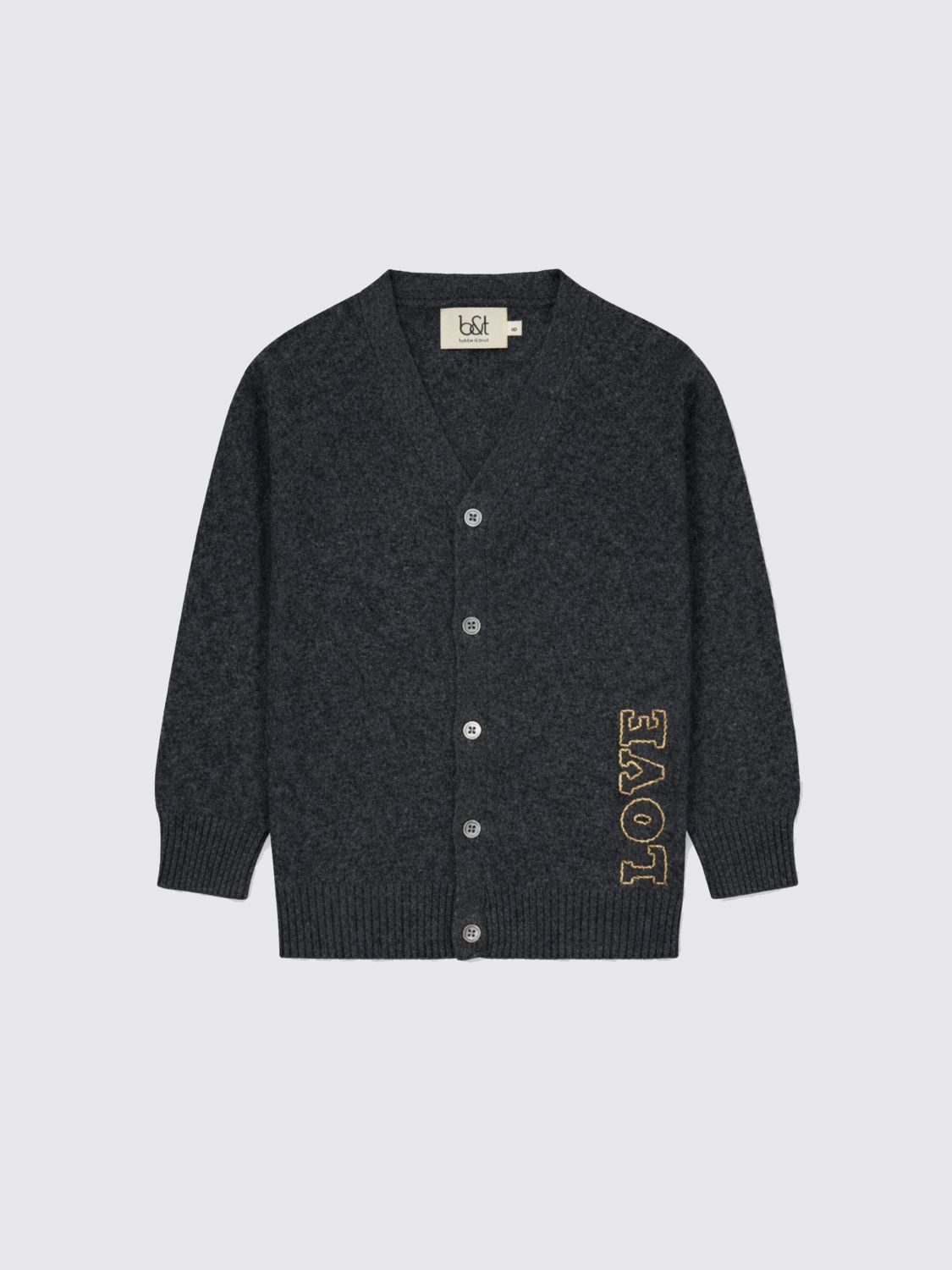 BOBBIN & TRICOT Pullover Kinder Farbe Charcoal