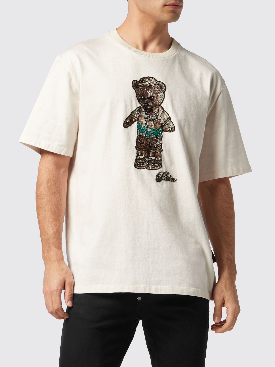 PHILIPP PLEIN T-Shirt Uomo colore Bianco