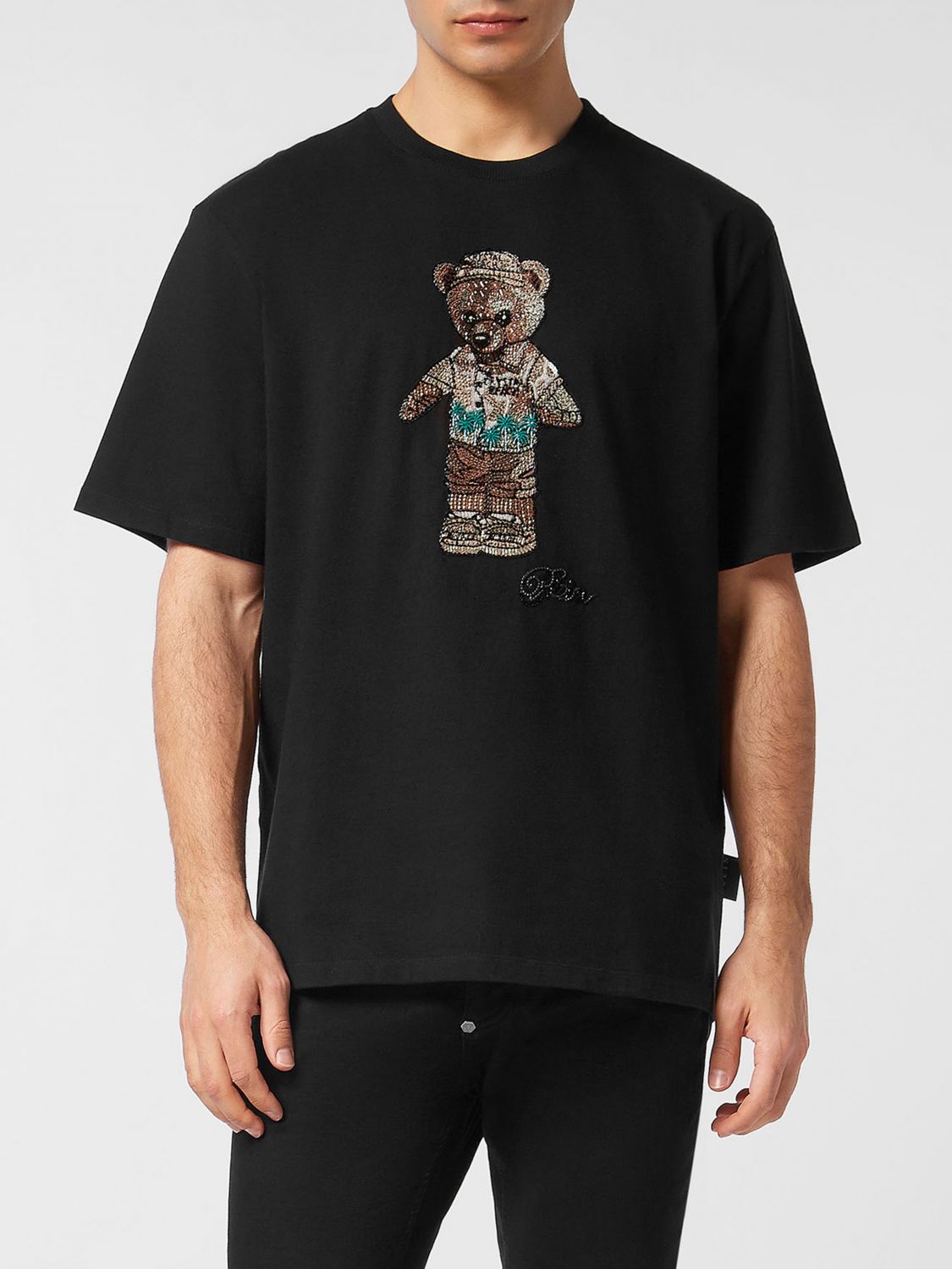 PHILIPP PLEIN T-Shirt Uomo colore Nero