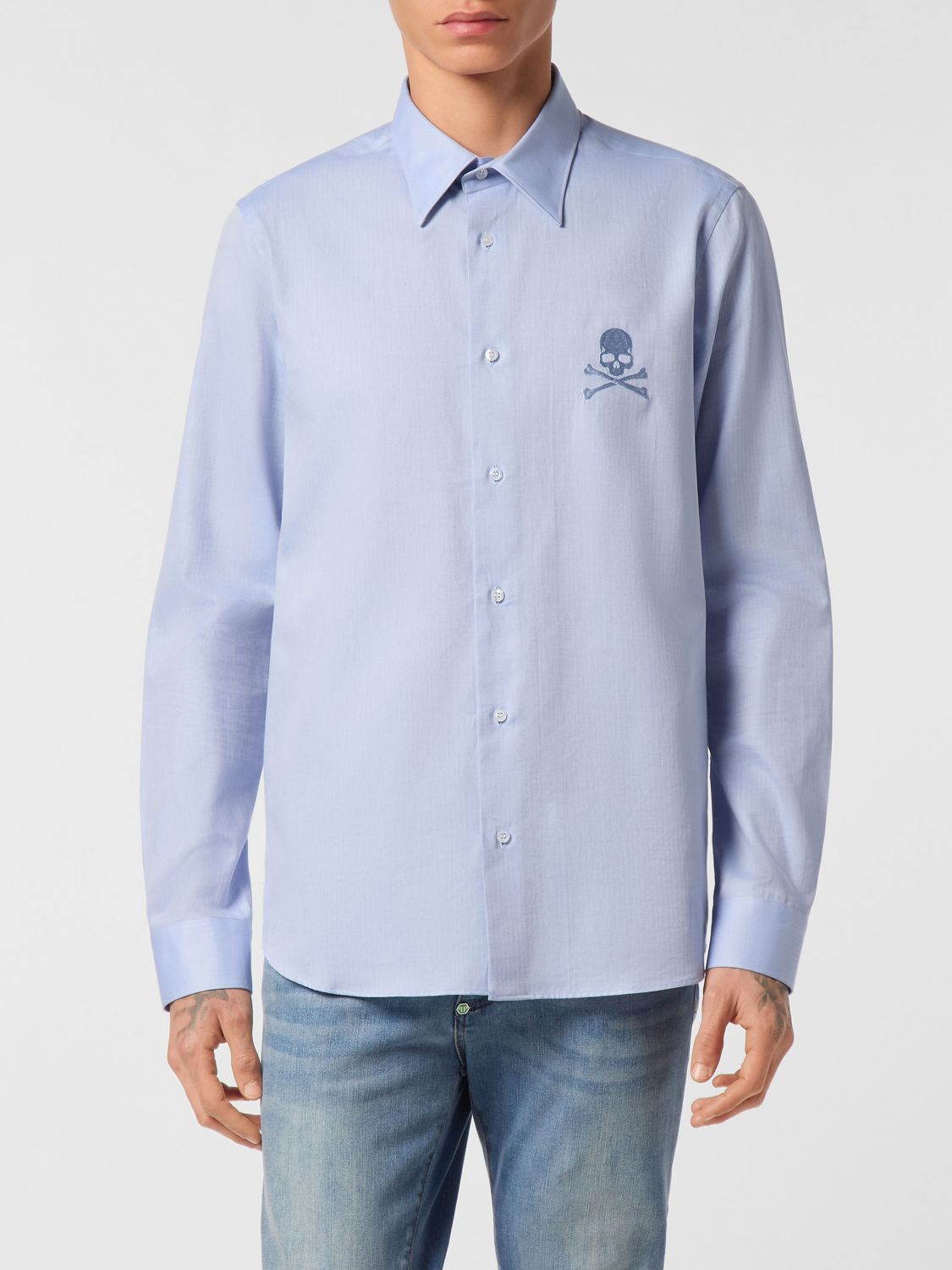 PHILIPP PLEIN Camicia Uomo colore Turchese
