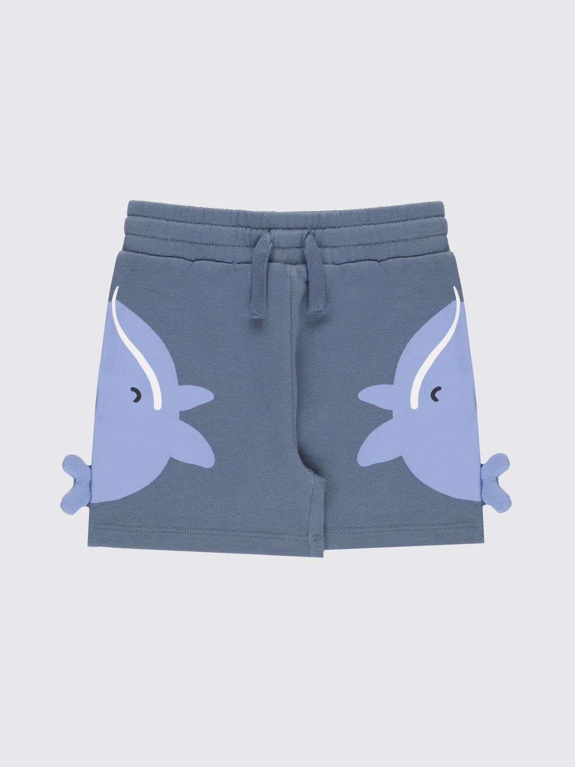 STELLA MCCARTNEY KIDS Boy's Graphic Print Cotton Jogging Shorts with Drawstring　STELLA MCCARTNEY KIDS ボーイズ グラフィック プリント コットン ジョギング ショーツ ドローストリング付き STELLA