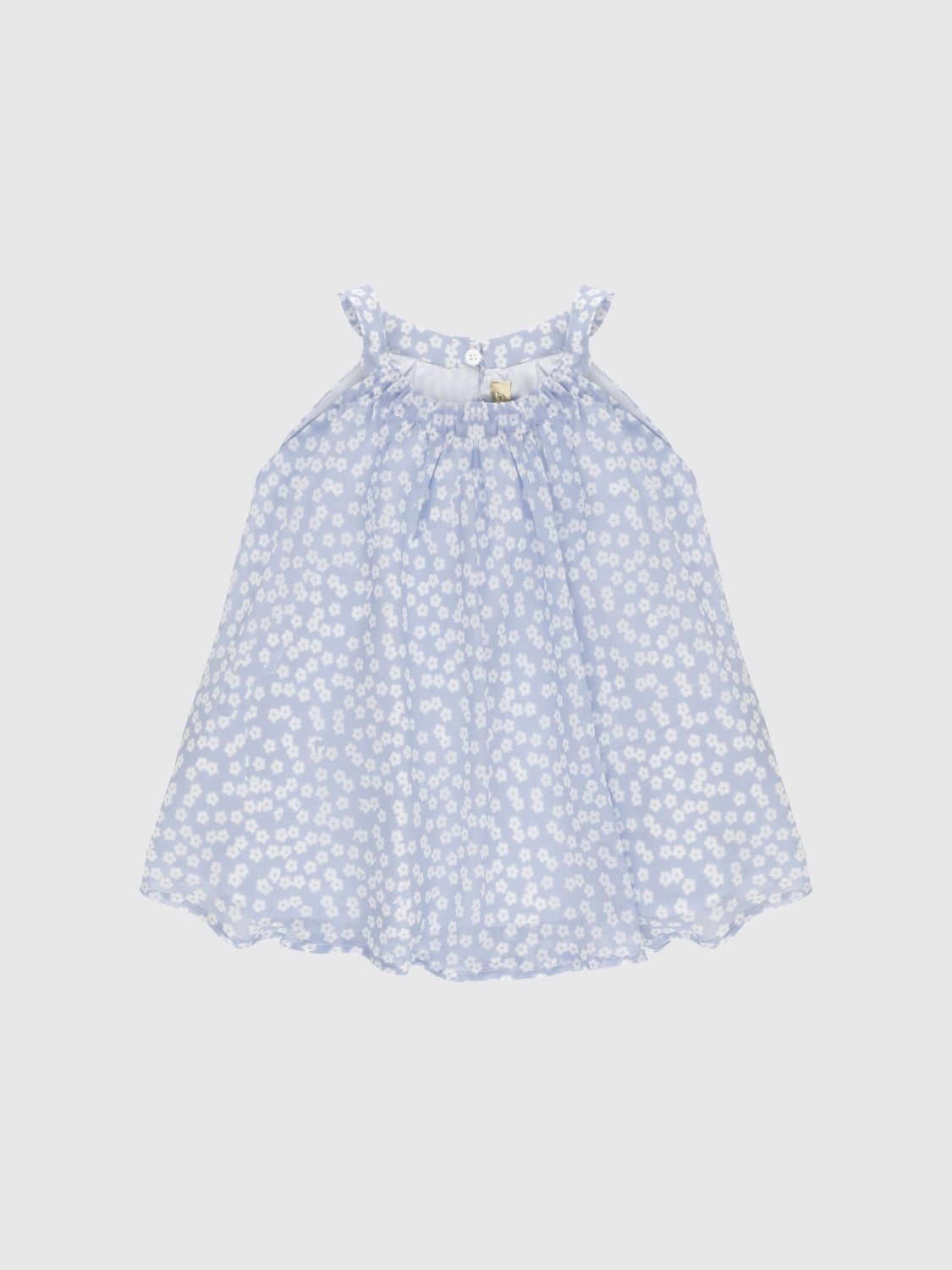 STELLA MCCARTNEY KIDS Girl's Floral Off-the-Shoulder Top with Flared Hem　STELLA MCCARTNEY KIDS 女の子用花柄オフショルダートップス フレアヘム STELLA