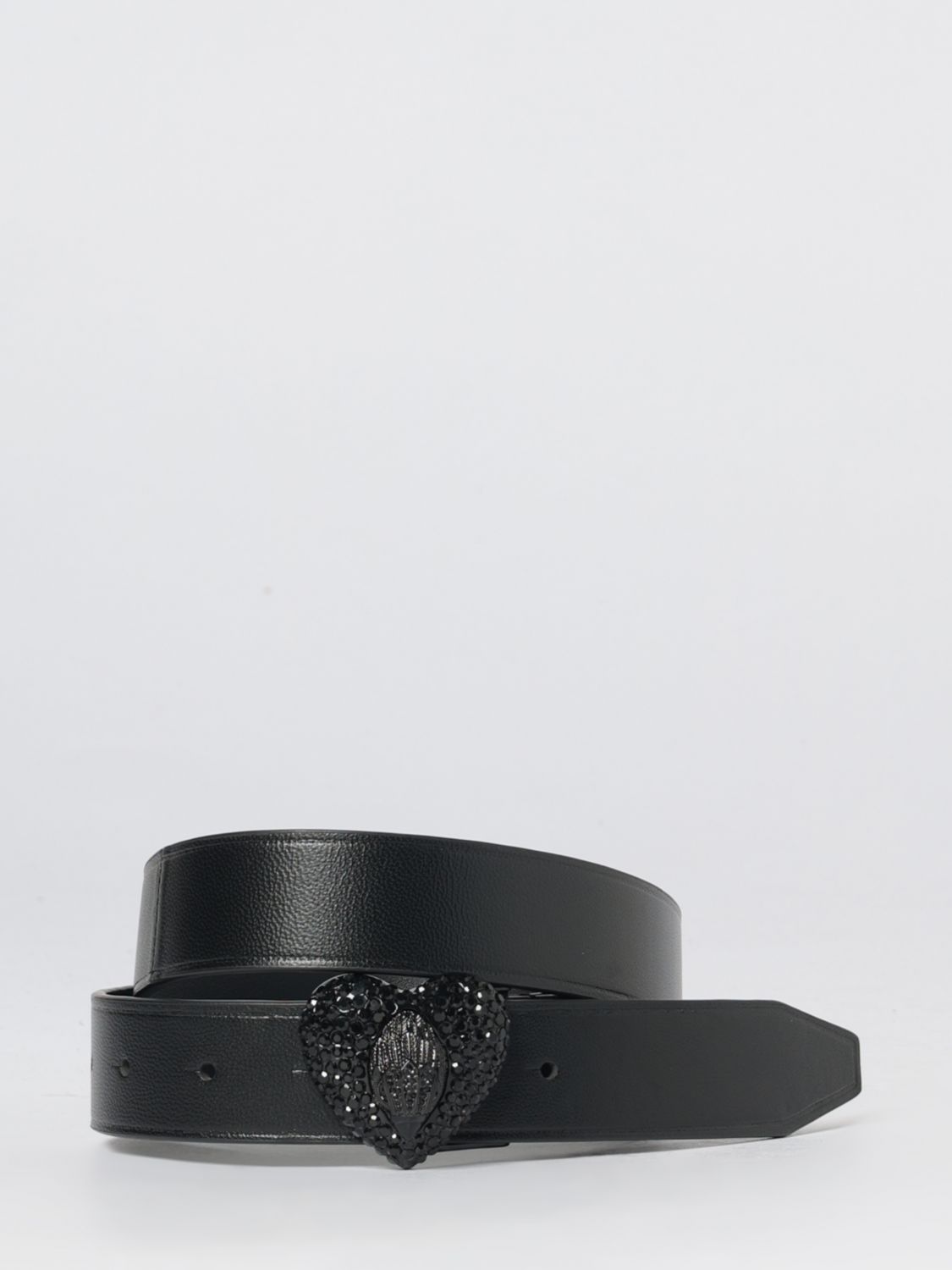 KURT GEIGER LONDON Cintura Eagle in pelle con fibbia gioiello