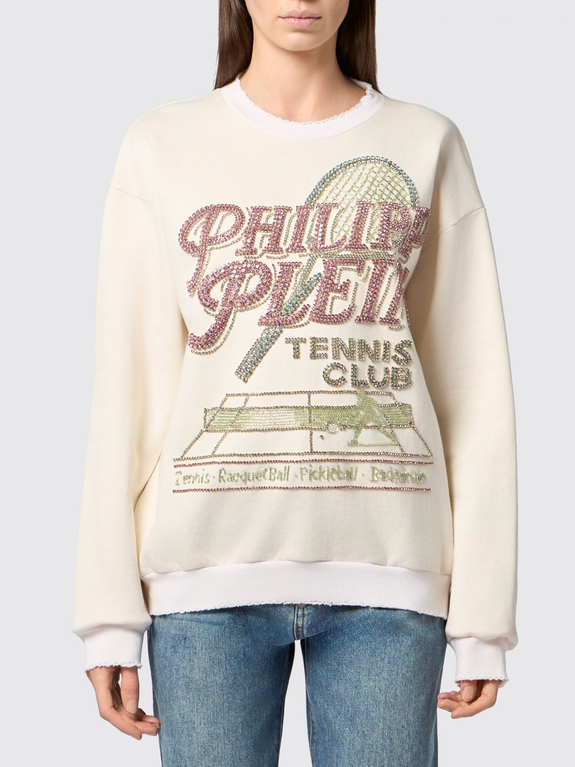 PHILIPP PLEIN Sweatshirt Woman color White