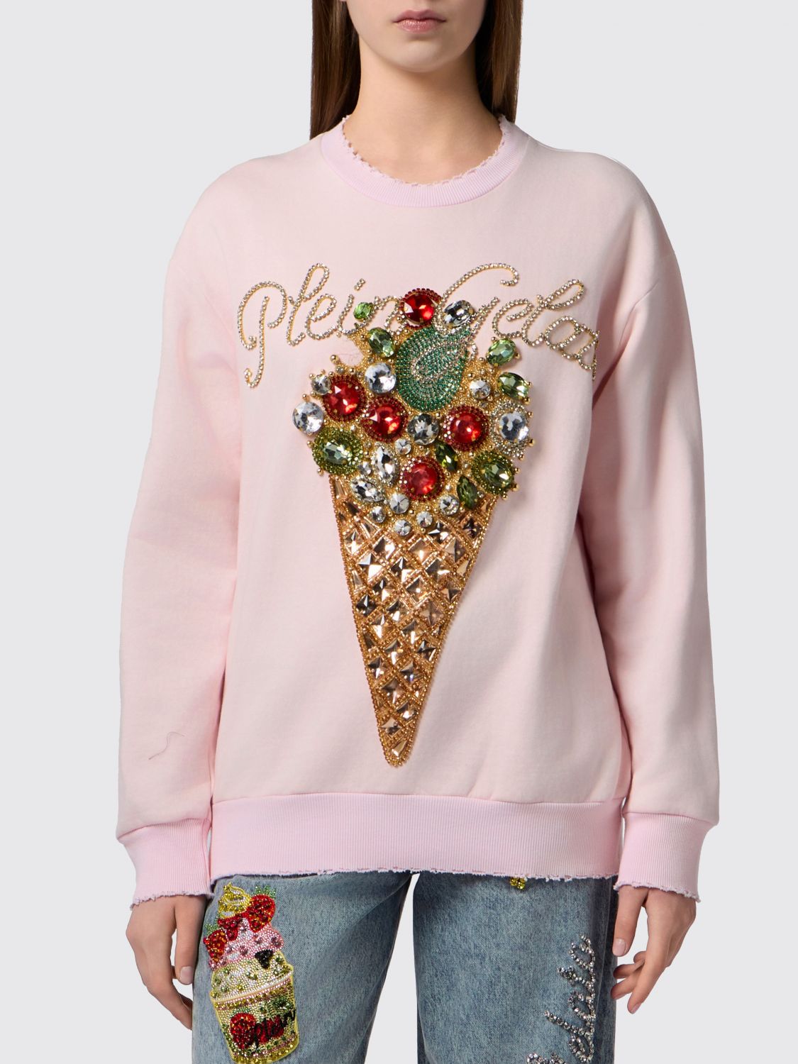 PHILIPP PLEIN Felpa Donna colore Fuxia