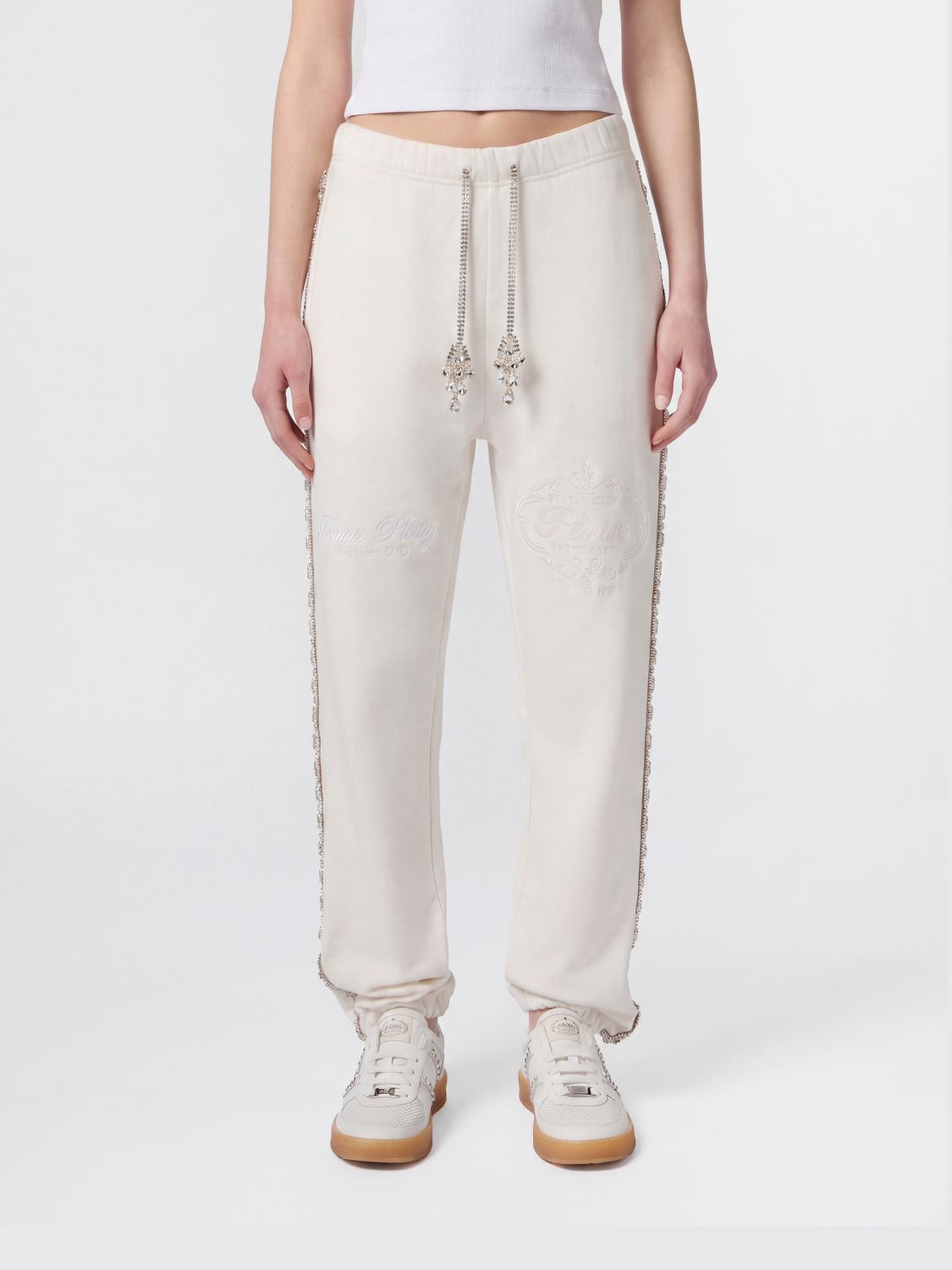 PHILIPP PLEIN Pants Woman color White