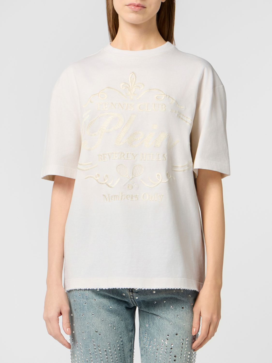 PHILIPP PLEIN T-Shirts Donna colore Bianco