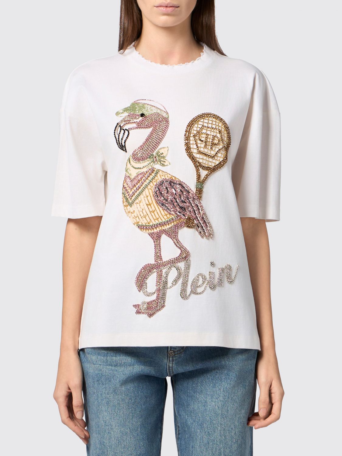 PHILIPP PLEIN T-Shirts Donna colore Bianco