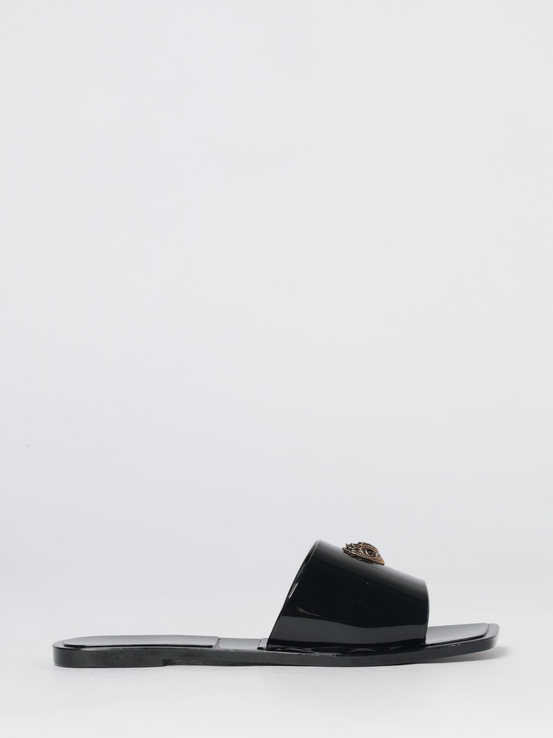 KURT GEIGER LONDON Sandali slide Maddison in PVC con punta squadrata
