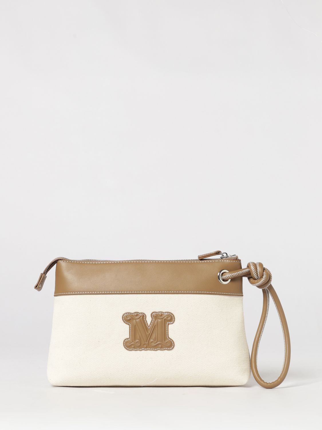MAX MARA Clutch Woman color Camel
