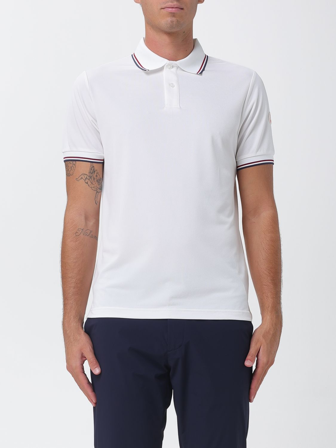 Save The Duck Short-Sleeved Jersey Polo Shirt with Contrast Logo