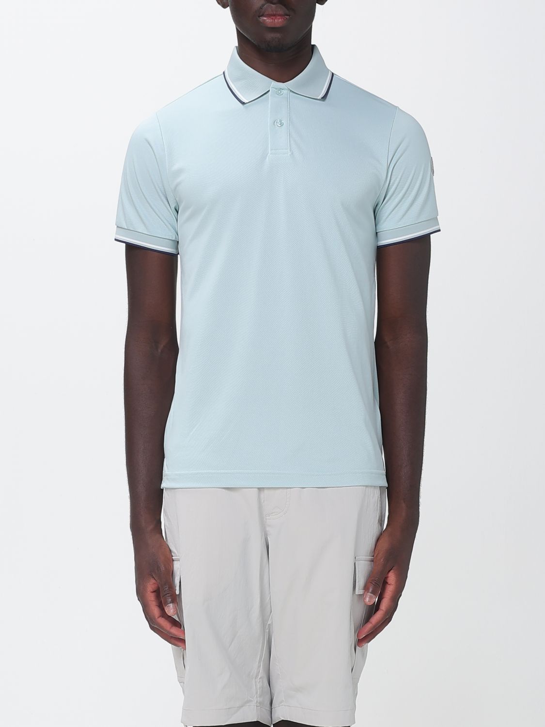 SAVE THE DUCK Kurzärmeliges Jersey-Poloshirt mit Kontrast-Logo