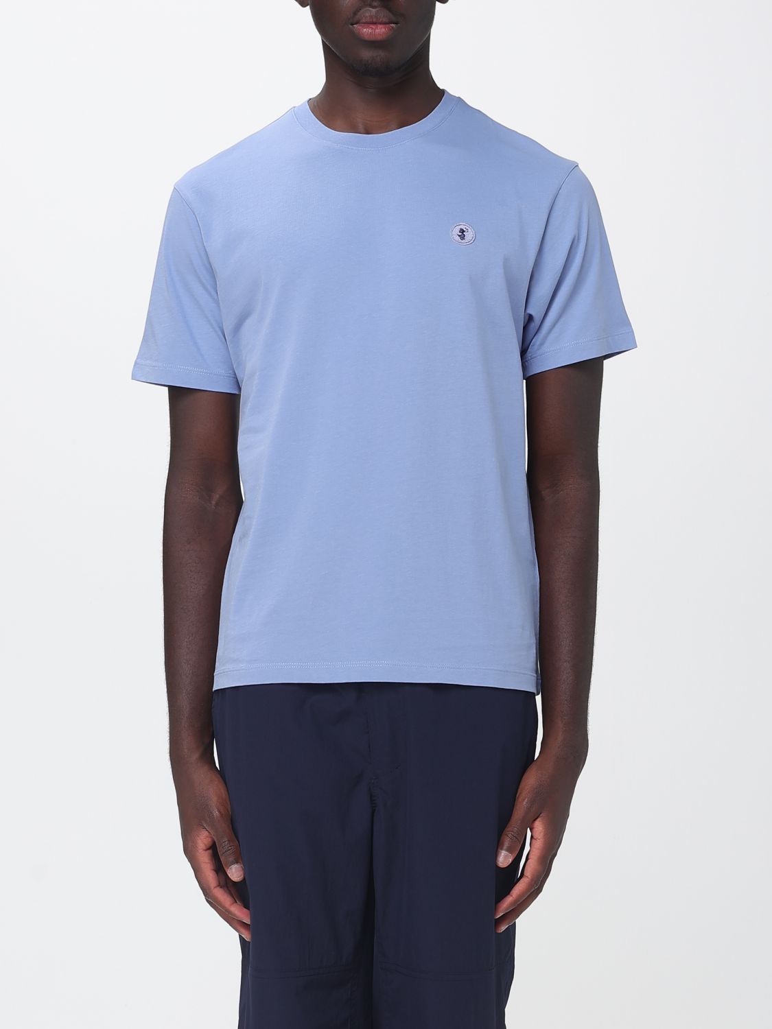 SAVE THE DUCK Basic Kurzarm-T-Shirt mit Rundhalsausschnitt aus reiner Baumwolle