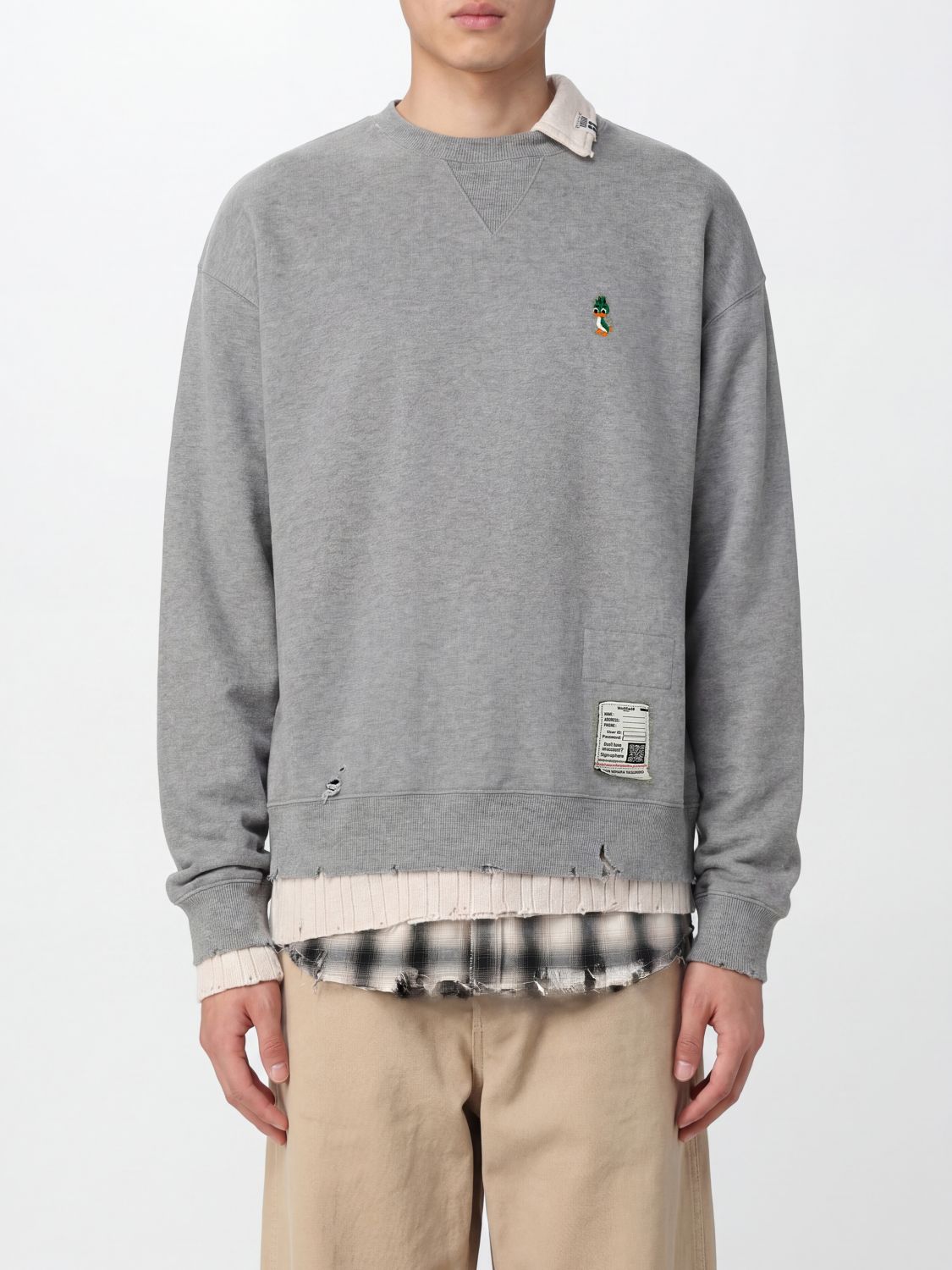 MAISON MIHARA YASUHIRO Sweatshirt Men color Grey