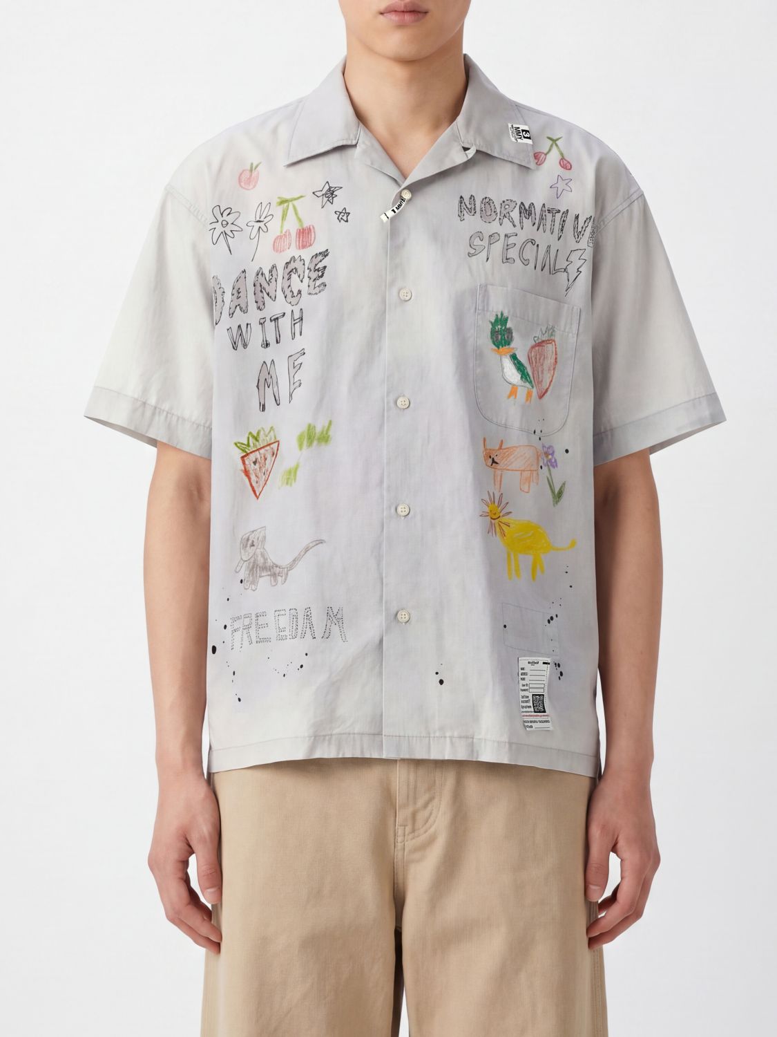MAISON MIHARA YASUHIRO Shirt Men color Grey