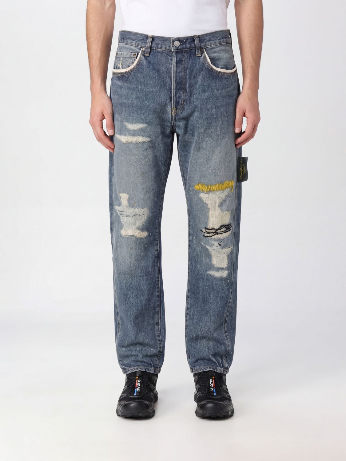 UNDERCOVER Jeans Men color Blue