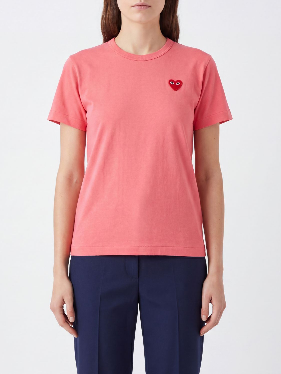 COMME DES GARÇONS PLAY T-Shirts Donna colore Rosa