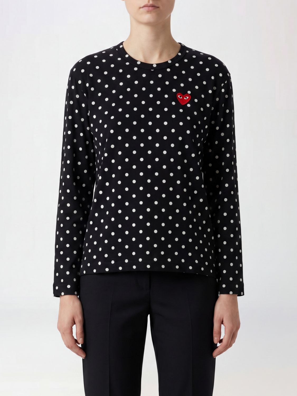 COMME DES GARÇONS PLAY T-Shirt Woman color Black