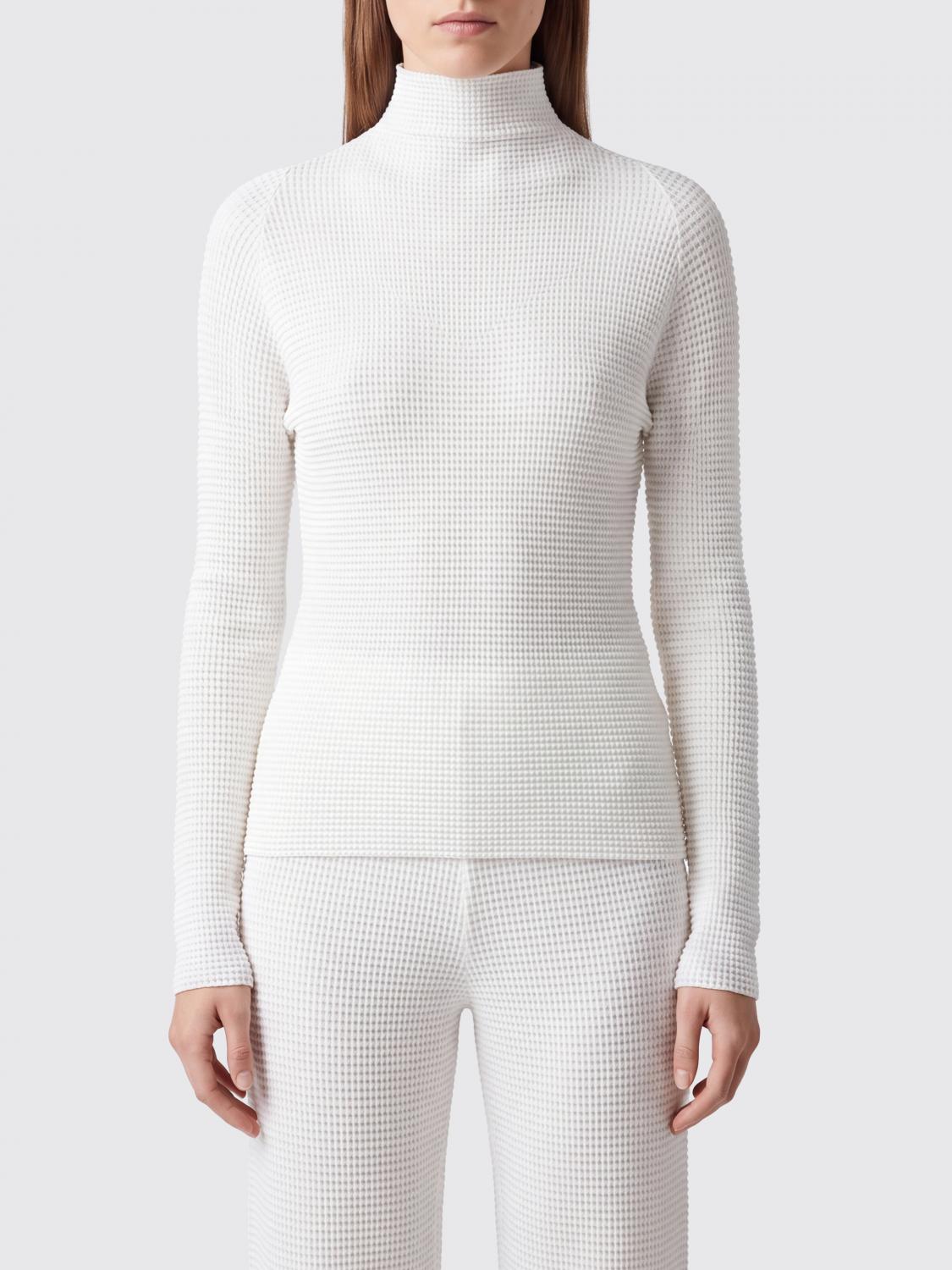 ISSEY MIYAKE Dolcevita plissettato slim fit con maniche lunghe in poliestere