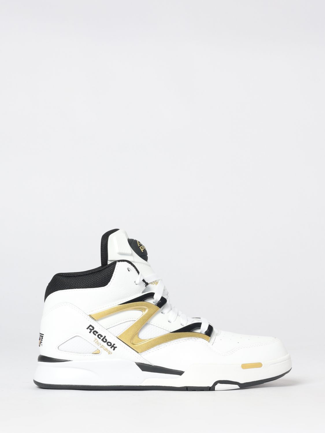 REEBOK Sneakers alte EO-Pump Omni Zone II in pelle e mesh con design bicolore