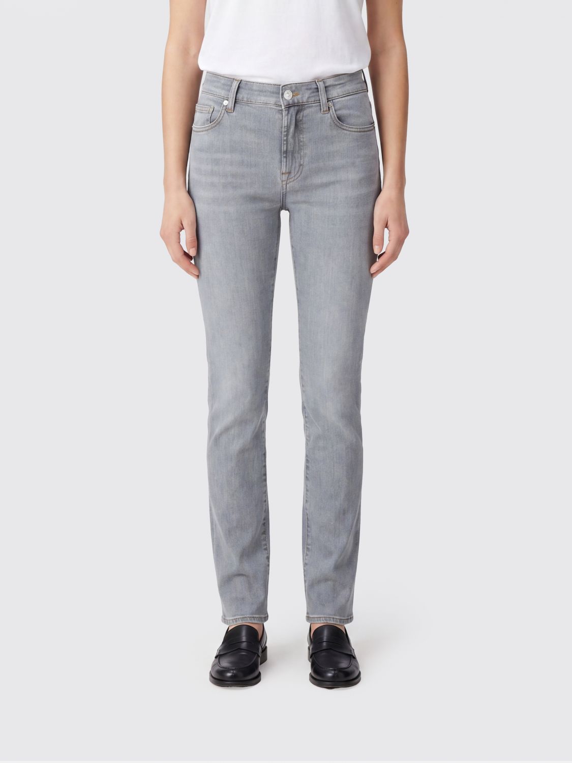 7 FOR ALL MANKIND Jeans Donna colore Grigio
